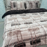 WINTER KING AND QUEEN SIZE 4 PCS QUILT SET